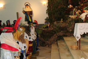 Los Reyes Magos visitaron la iglesia del convento de las Hermanitas de la Cruz.