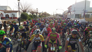 Más de 700 bikers se dieron cita en la prueba almonteña.