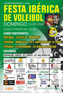 Cartel del torneo de voleibol en el que participará el CV San Bartolomé.