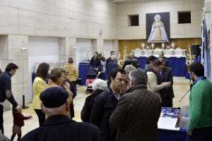 Los asistentes a la muestra podrán ver el nuevo varal del palio de la Virgen de la Paz