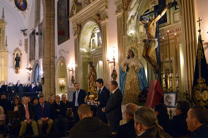 El Hermano Mayor descubrió la obra bajo la atenta mirada de las Madres Agustinas