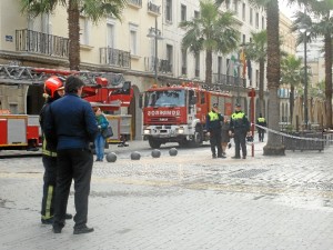 Los Bomberos han acudido a la zona.