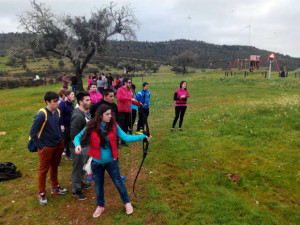 Los jóvenes participaron en diversas actividades deportivas y de convivencia.