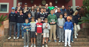 Participantes en el torneo de golf disputado en Isla Canela.