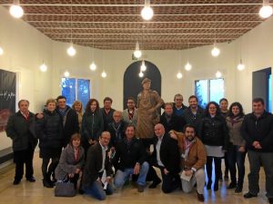 Miembros del jurado de Cinve han visitado en la jornada de este martes las instalaciones del edifico 'El Tiro' de Jabugo.