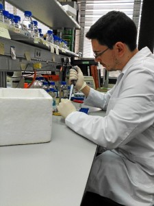 Juan, en el Centro Andaluz de Biología.