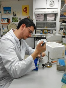 El joven, en un momento de la investigación.