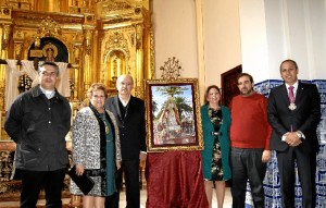 Momento del acto de presentación del cartel y el pregonero de la Semana Mayor de Isla Cristina.