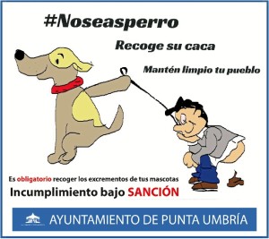 Cartel de la campaña #Noseasperro.