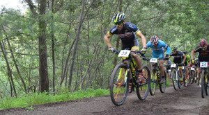 Alrededor de 300 bikers se dieron cita en la prueba de Tharsis.