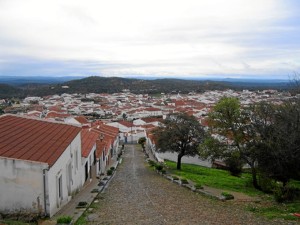 Vista general de Santa Bárbara de Casa.