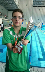 Medalla de oro en el Campeonato de España en 50 metros mariposa.