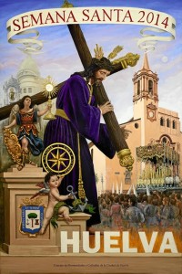 Cartel anunciador de la Semana Santa d Huelva, 2014.