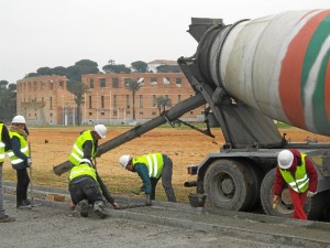 Otra imagen de las obras.