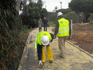 Reparación en La Rábida.