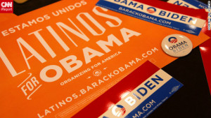 La onubense participó en la campaña 'Latinos for Obama'. / Foto: CNN.