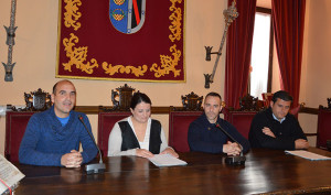 Un momento de la rueda de prensa de presentación del XVI Festival de Judo Ciudad de Almonte.