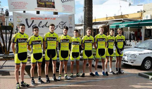 Equipo cadete del Bicicletas Valdayo AC San Antonio.