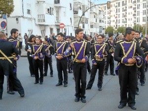 El acompañamiento musical lo volvió a poner la Banda de Cornetas y Tambores Nuestro Padre Jesús Nazareno de Lepe.