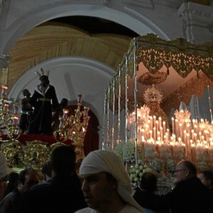 La Hermandad en la parroquia de la Concepción. / Foto: Milagros Cabrera.