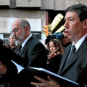 La Capilla Musical Madre de Gracia ha vuelto a acompañar al paso de misterio.