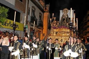 La Soledad cierra la Semana Santa de Huelva.