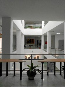 Interior de la Casa de la Juventud.