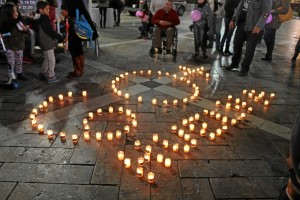 Huelva se sumó a la celebración de 'La Hora del Planeta'.