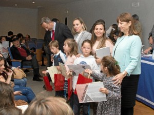 Momento de la entrega de los premios en el Colegio Oficial de Arquitectos de Huelva.