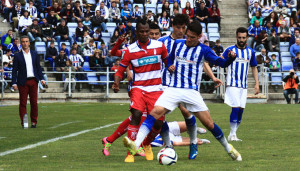 Jesús Vázquez, uno de los fijos en el Recre. / Foto: Josele Ruiz.