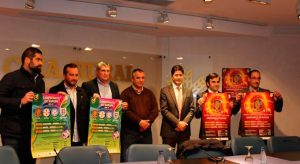 Un momento de la presentación del Minitorneo Élite sub 19 que de disputará en Lepe y Cartaya.