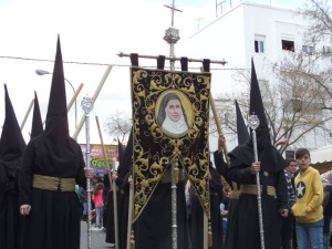 Insignia de Santa Ángela de la Cruz.