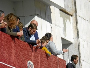 Las saetas no faltaron a lo largo del recorrido.