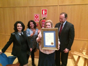 Soledad Mora ha recibido su distinción.