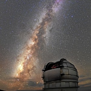 Vía Láctea y telescopio GTC en La Palma. / Foto: Daniel López.