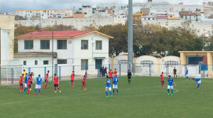 Trabajado triunfo del Recre B en La Juventud ante el Xerez Deportivo. / Foto: @XerezCD_OFICIAL.