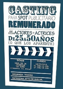 Cartel del casting.