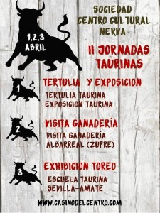 Cartel de las II Jornadas Taurinas