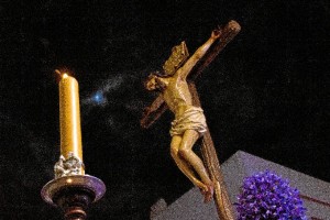 Momento del Domingo de Ramos en Ayamonte.