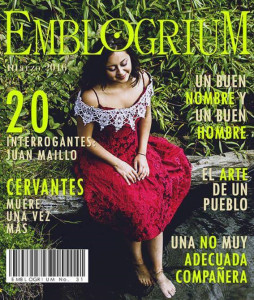 Juan colabora con la revista 'Emblogrium'.