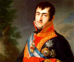 Con la vuelta de Fernando VII fue desterrado de la Corte. / Foto: biografíasyvidas.com