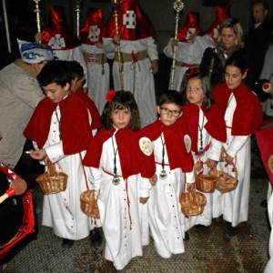 Los pequeños no pudieron hacer estación de penitencia.