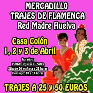 Cartel del mercadillo.