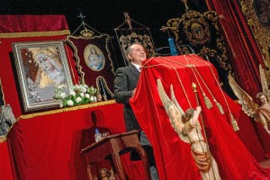 Norberto Javier Antonio, pregonero de la Semana Santa 2016.