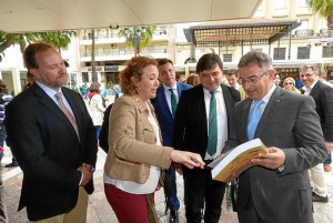 Momento de la inauguración de la Feria del Libro. 