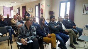 Asistentes al acto de la Mancomunidad de Desarrollo Condado de Huelva.