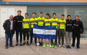 El equipo bollullero, gran triunfador del III Trofeo Federación de ciclismo.