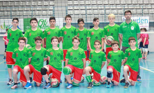 Los infantiles del CDV San Bartolomé acumularon experiencia en el torneo de Gibraleón.