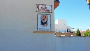 Calle Miguel de Cervantes.