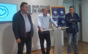 Un momento de la presentación en la Diputación del campus 'Siente Huelva'.